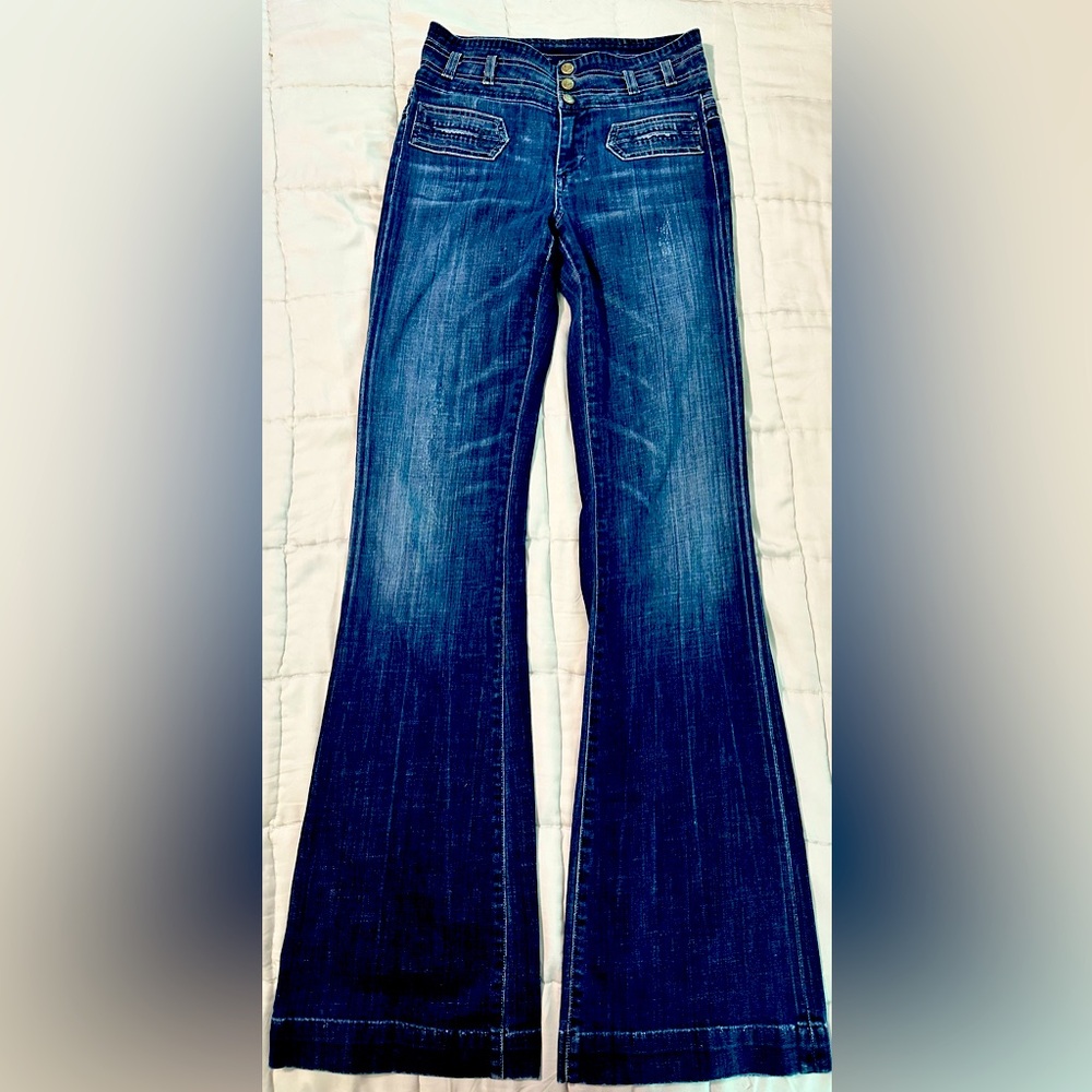 Citizens of Humanity size 25 flare,button fly jeans